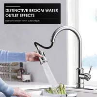Rubinetto da cucina cromato con doccetta estraibile