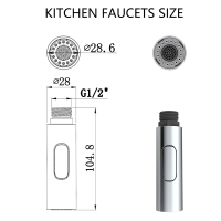 Rubinetti da cucina commerciali industriali quadrati di lusso a basso flusso