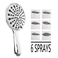 Soffione doccia a cascata con grande effetto pioggia portatile