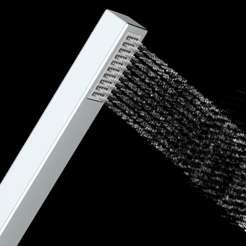 Doccia dritta quadrata