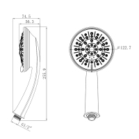 High pressure hand shower