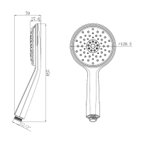 Soffione doccia portatile per vasca da bagno