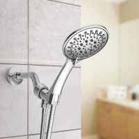 ฝักบัวปรับระดับได้พร้อมหัวฉีดแบบมือถือ