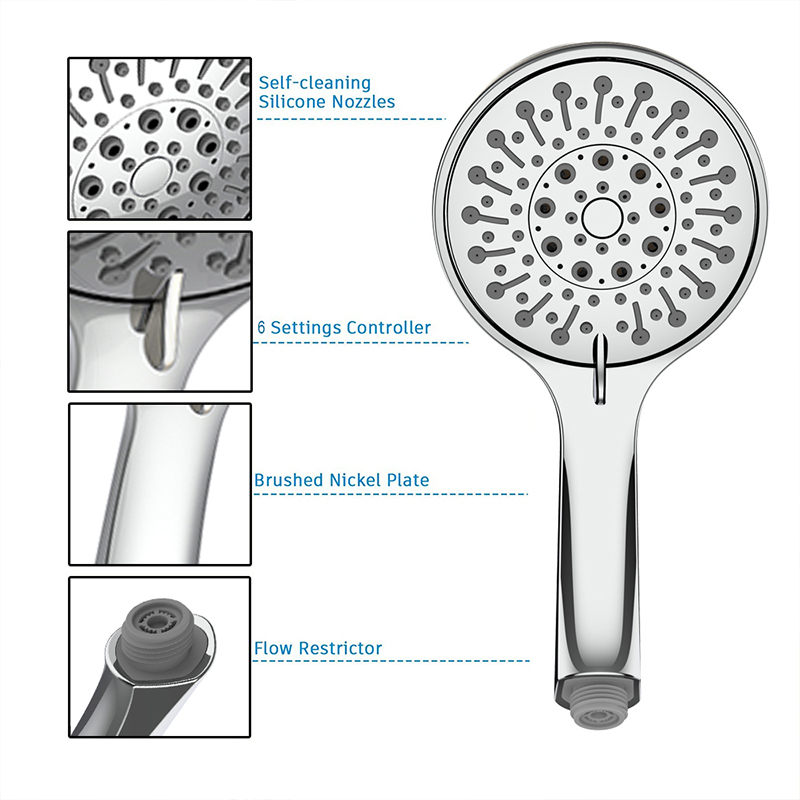 adjustable hand held shower head