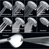 hand held detachable shower sprayer fixtures with handheld