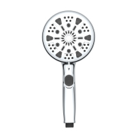 bathroom shower with hand shower spray