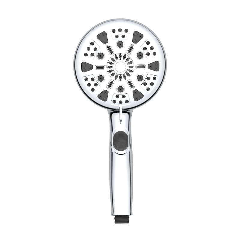 bathroom shower with hand shower spray