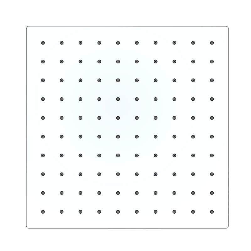 Lordear 12x12 Inch Stainless Steel Rainfall Shower Head - Large Square Waterfall Showerhead, Wall Or Ceiling Mount - View #12