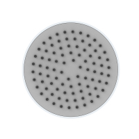 Afneembare, zuiverende regendruppeldouchekop