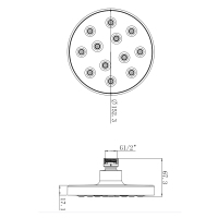 رؤوس دش تدليك فاخرة