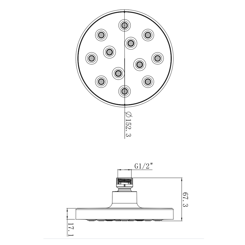 رؤوس دش تدليك فاخرة