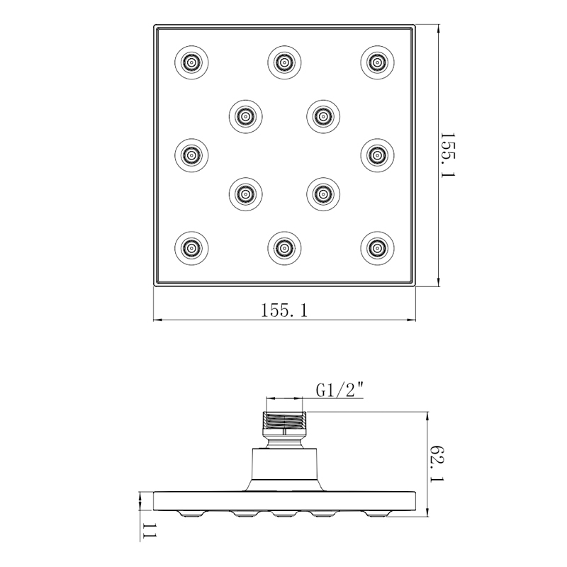 soffione doccia per aumentare la pressione dell'acqua