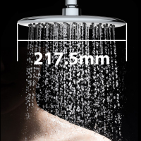 outdoor overhead shower head for low water pressure