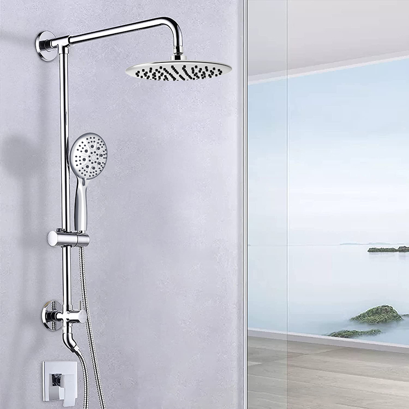 high pressure large removable shower head