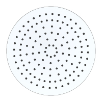 Regenwald-Wasserfall-Duschkopf