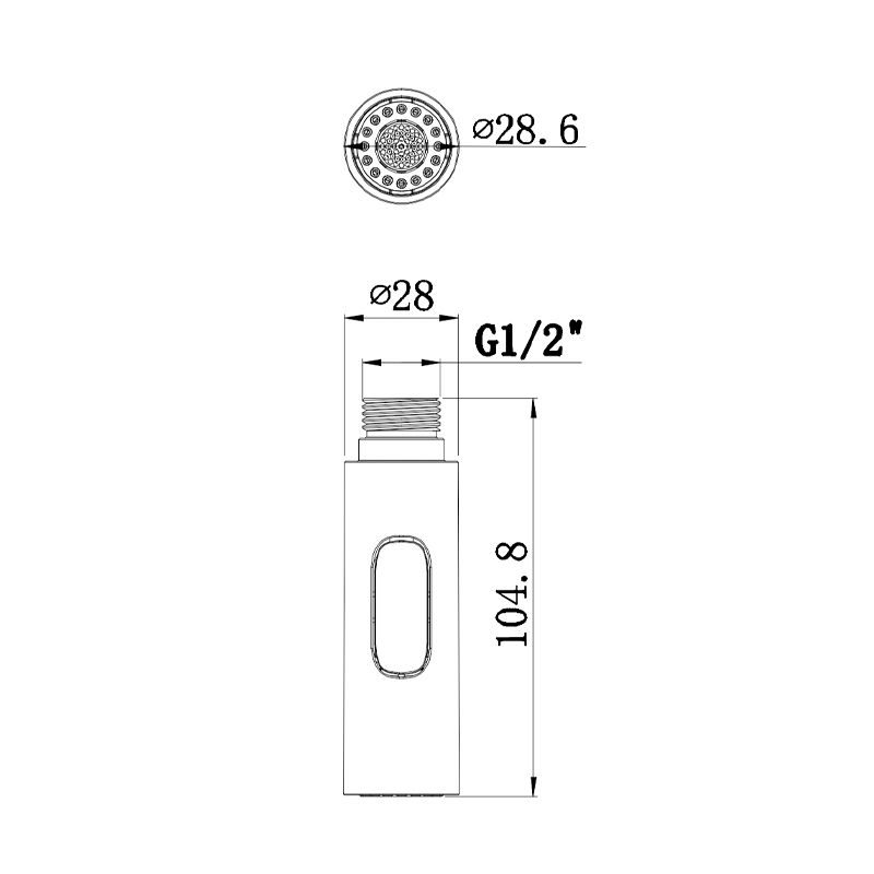 Pull out kitchen faucet