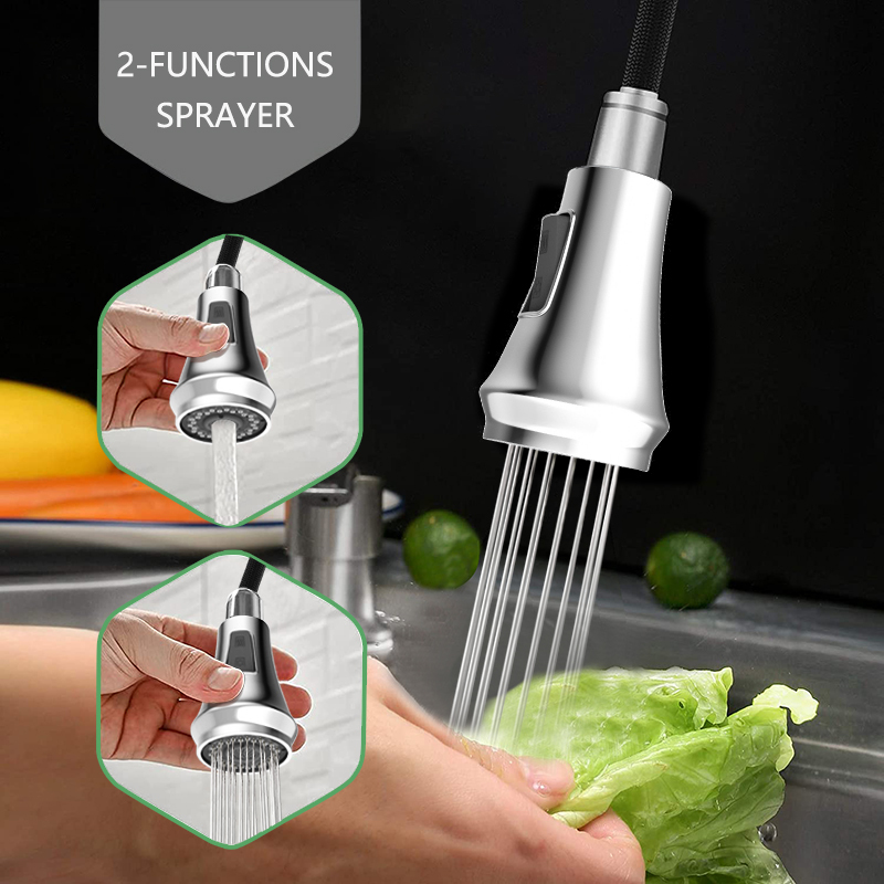 Püskürtücülü tencere doldurma mutfak musluğu