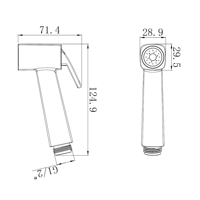 Clean spa luxury handheld bidet