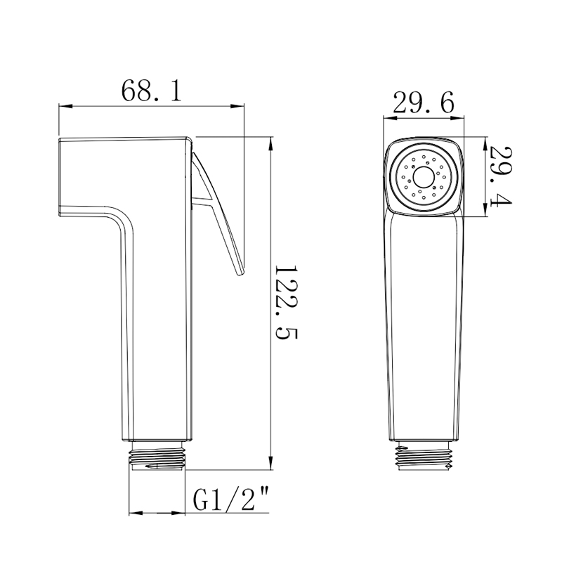 Supply washroom shattaf toilet spray Wholesale Factory SHOWERAIN