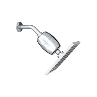 Soffioni doccia rettangolari con massaggio a pioggia e quadrato purificante