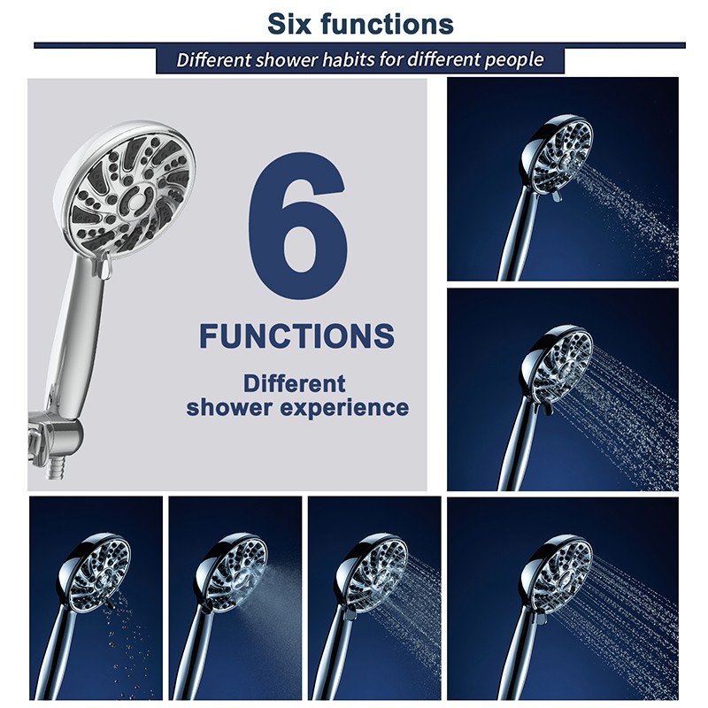 Supply Bathroom High Pressure Handheld Rainforest Shower Head Wholesale