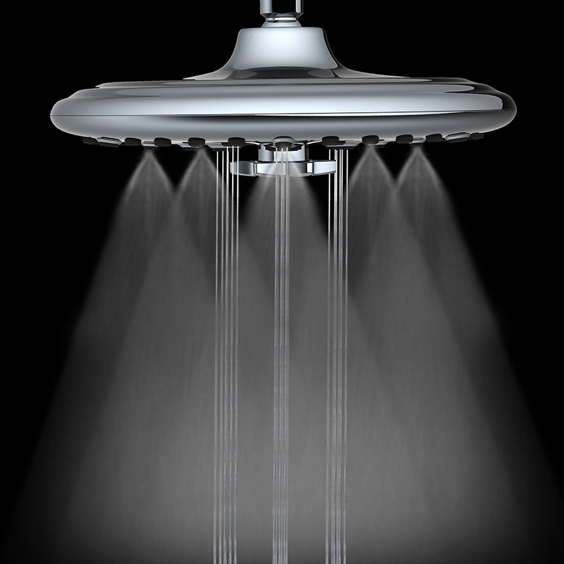 round shower head