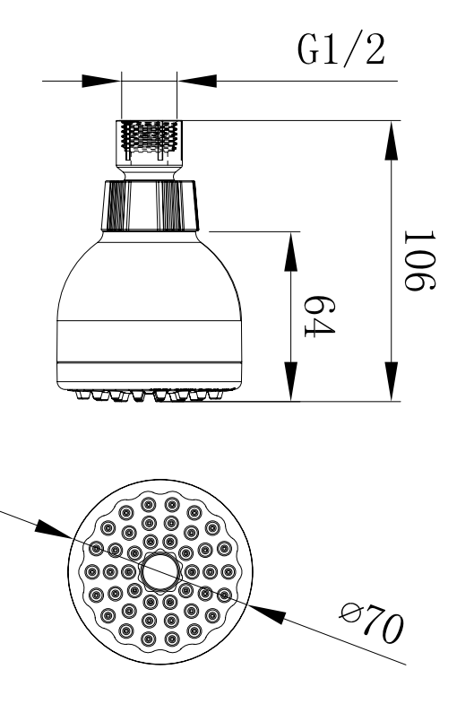 shower heads for pressure