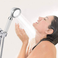 modern shower hand shower head with on off switch