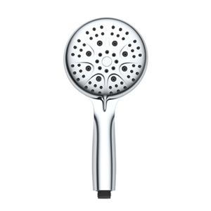 chrome shower head with handheld