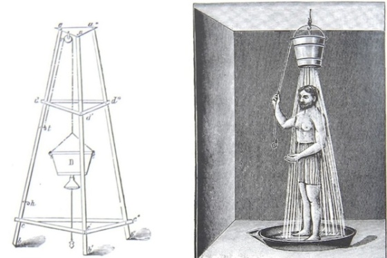 L'origine storica del soffione e l'epoca in cui è entrato nelle case