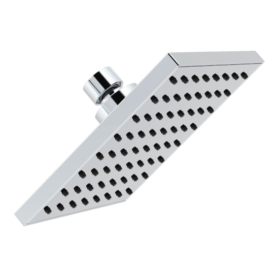 Discover The Stylish Power Of A Square Rainfall Shower Head