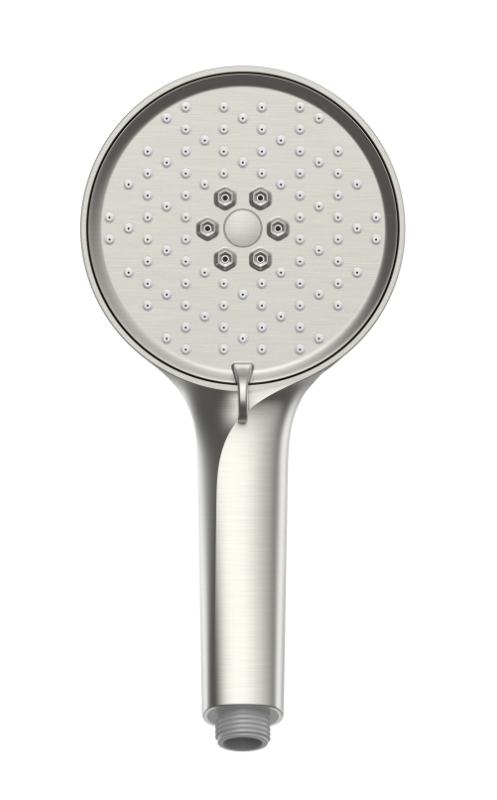 Doccia manuale in ABS cromato con flusso d'acqua dolce, interruttore one-touch