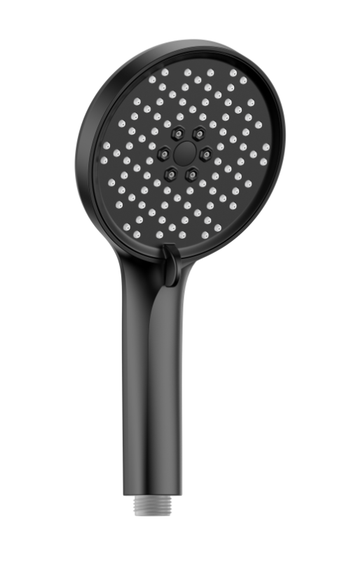 Doccia manuale in ABS cromato con flusso d'acqua dolce, interruttore one-touch