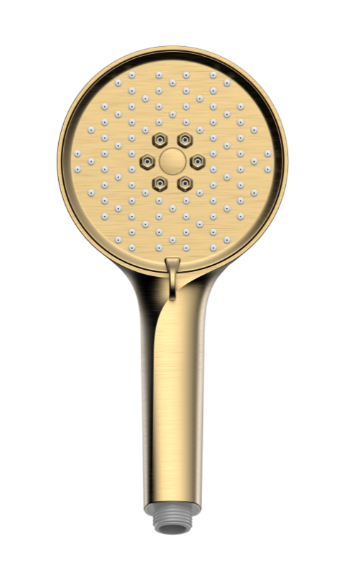Doccia manuale in ABS cromato con flusso d'acqua dolce, interruttore one-touch