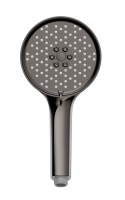 Doccia manuale in ABS cromato con flusso d'acqua dolce, interruttore one-touch