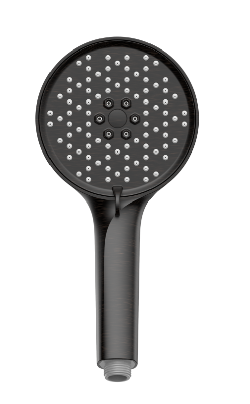 Doccia manuale in ABS cromato con flusso d'acqua dolce, interruttore one-touch