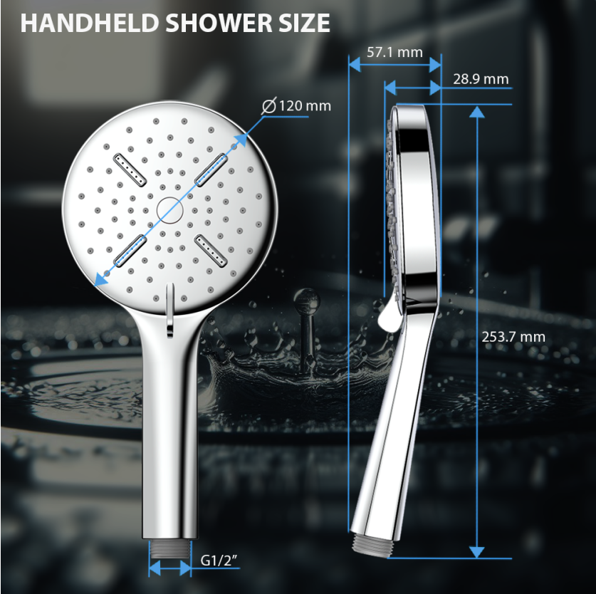 plastic shower head customized