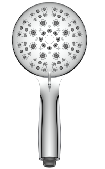 6-function lightweight hand shower