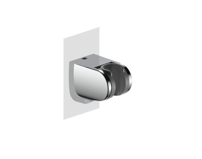 Supporto da parete per doccia regolabile