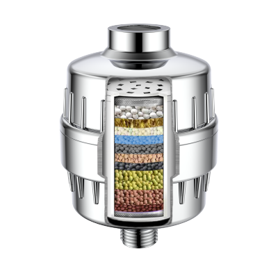 Filtro doccia cromato in ABS