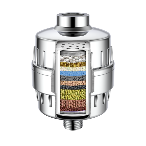 Filtre de douche ABS chromé