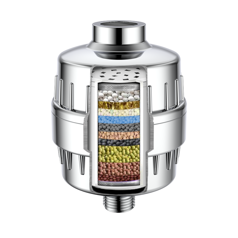 Filtro doccia cromato in ABS