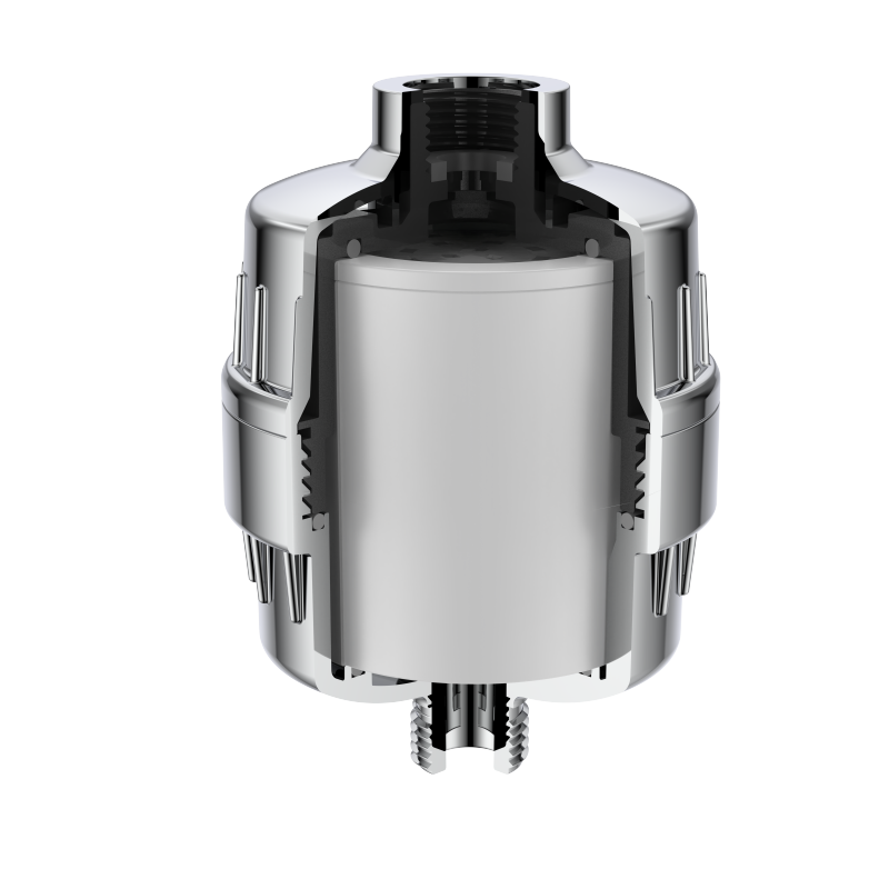 Filtro doccia cromato in ABS