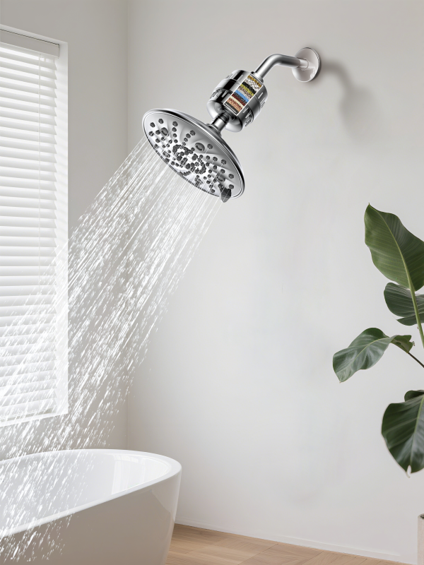 Filtro doccia cromato in ABS