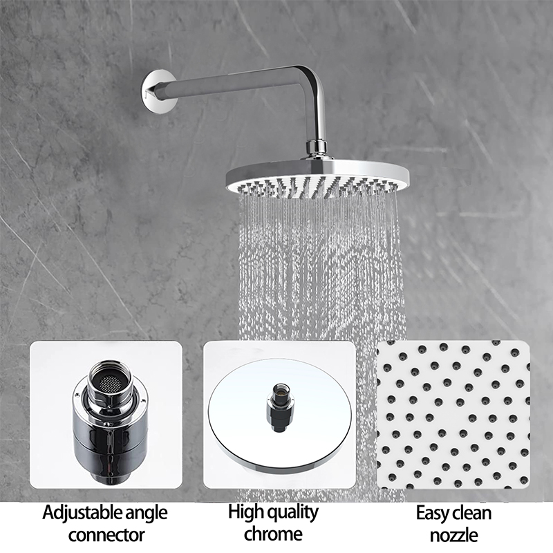 square shower head