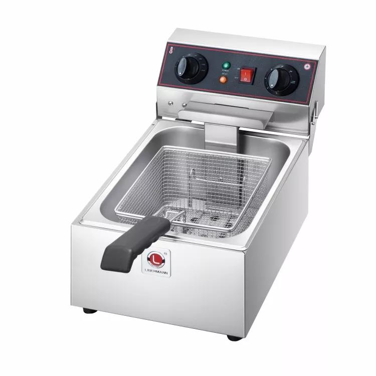 Commercial Desktop 1 Tank Timer Electric Fryer