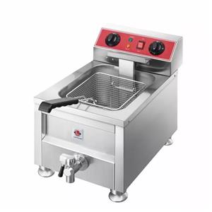 Commercial Desktop Electric Fryer With Drain Valve