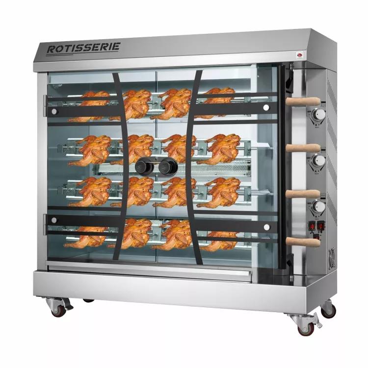 Vertical Gas Chicken Rotisserie Oven Grill Machine