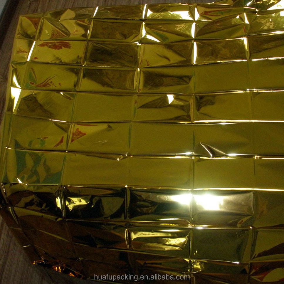Golden Metallized Aluminum Mylar Film