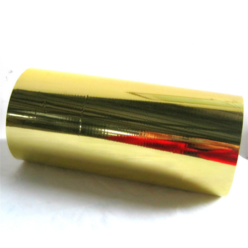 Colored Laminating VMPET Film/Metallized Film With Gold Color